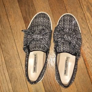 Tweed Karl lagerfeld sneakers